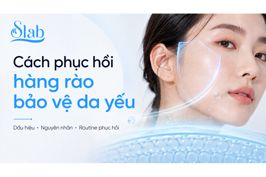 Cách phục hồi hàng rào bảo vệ da yếu hiệu quả, an toàn